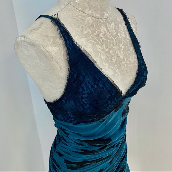 Elizabeth & James 4 Silk Floral Print Party Dress - Picture 2 of 10